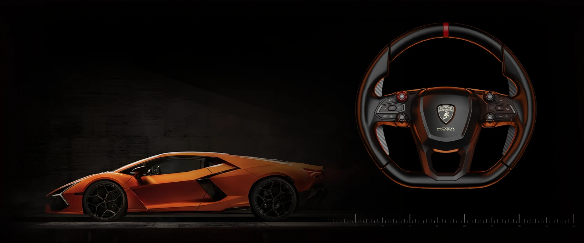 A Lamborghini-életérzés beköltözik a szimulátorodba: Itt a MOZA Racing Revuelto kormánya