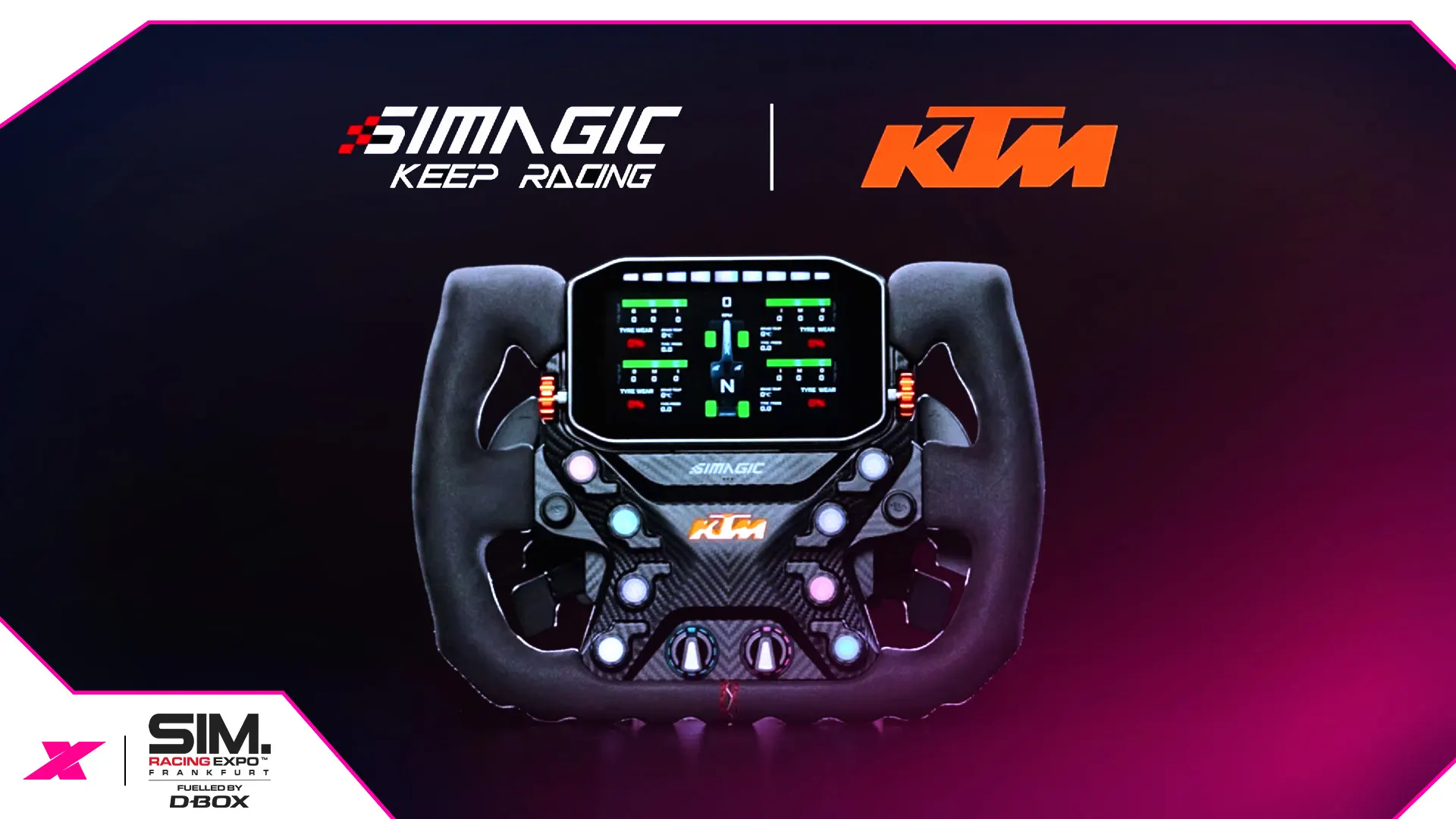 Simagic KTM Xbow GT2 kormány: hivatalosan licencelt szimulátoros versenykormány 2026 végére